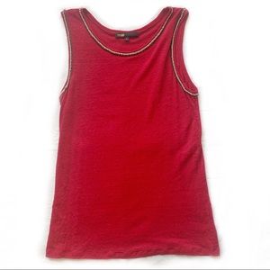 Maje Red Linen Women’s Top